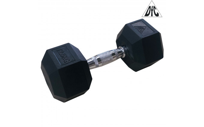 Гантели DFC гексагональные обрезиненные 12.5 кг/ (пара) DB001-12.5 Гантели DFC гексагональные обрезиненные 12.5 кг/ (пара) DB001-12.5