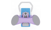 Тренажёр для пресса AB Roller SND-P фиолетовый с ковриком 34 х 17 x 0.6 cм