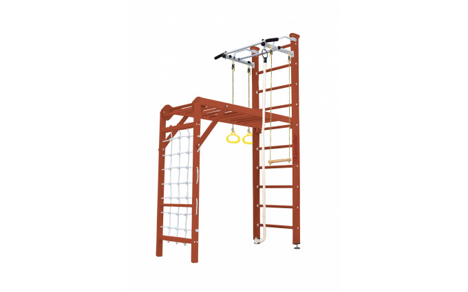 Шведская стенка Kampfer Union Ceiling (№4 Вишневый Стандарт белый турник) Шведская стенка Kampfer Union Ceiling (№4 Вишневый Стандарт белый турник)